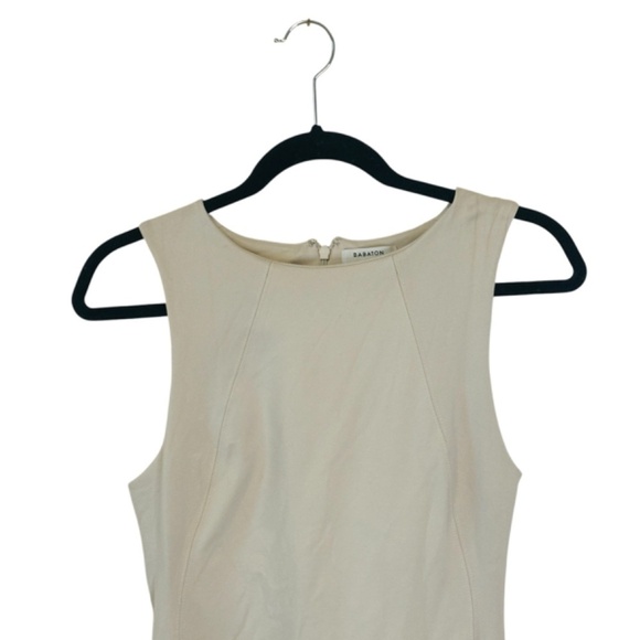 Aritzia Babaton Cream Miguel Sheath dress Sz 8 - Picture 8 of 8